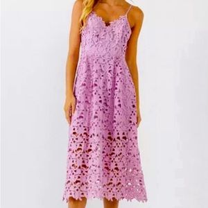 ASTR lilac midi length dress in Size XL